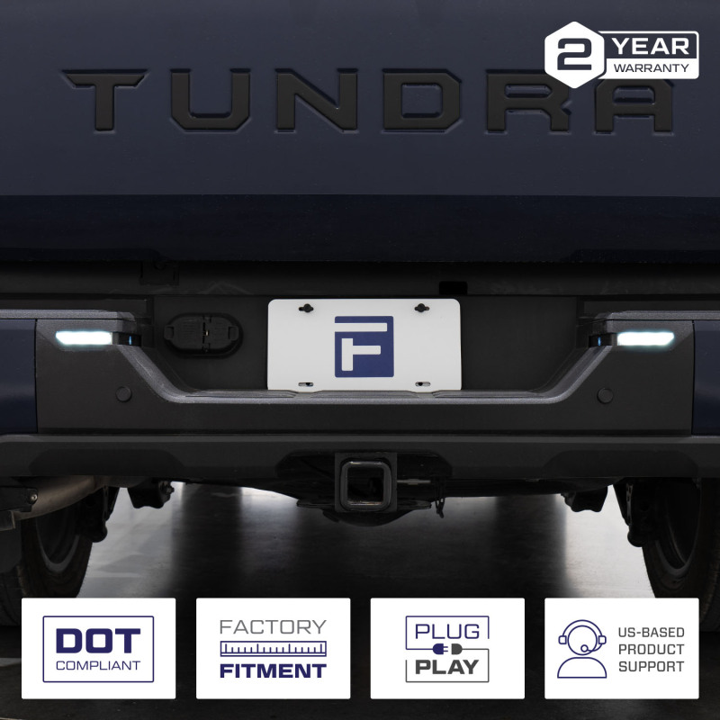 Toyota Tundra LED Reverse Lights - FORM Lighting - OEM-Grade Construction - Smoked - `22-`25